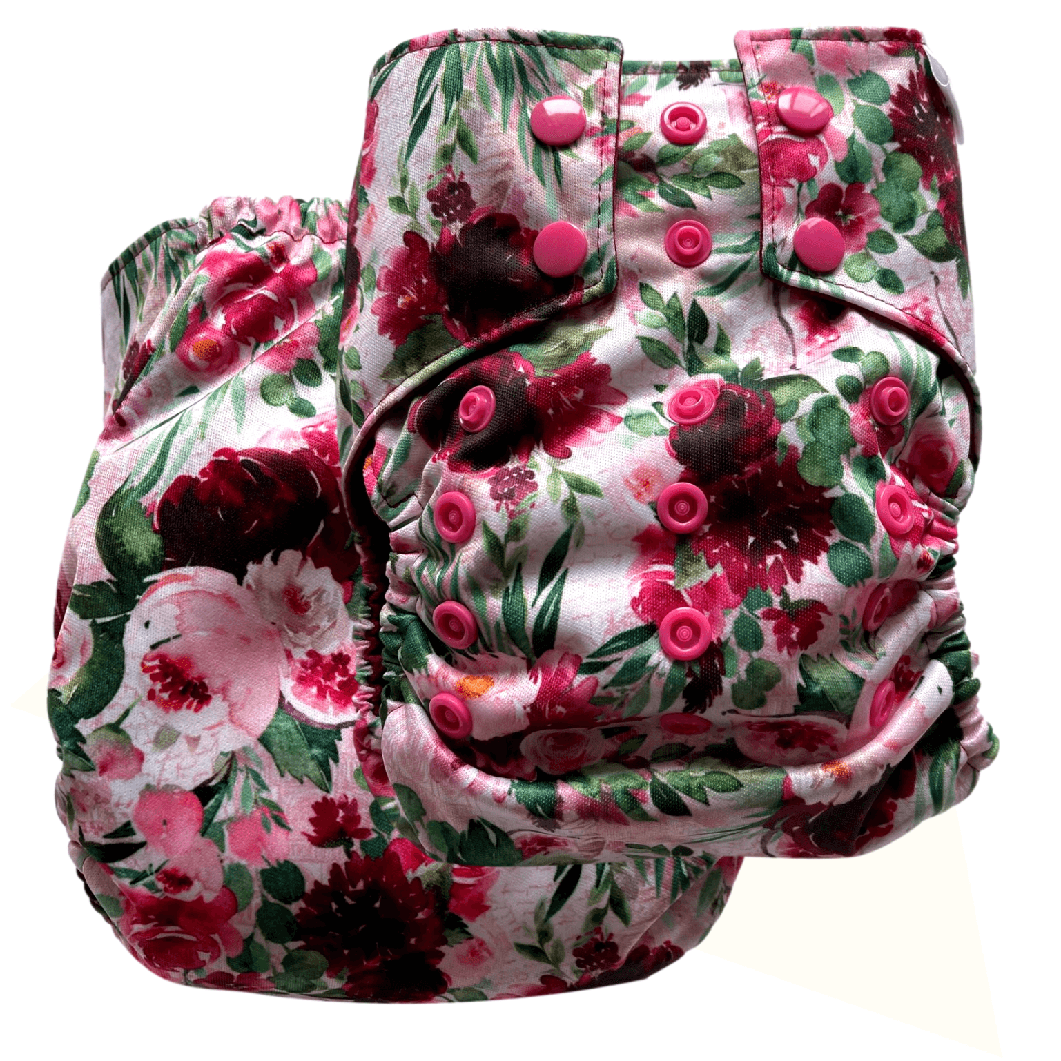 ROSINETTE | Couche lavable à poche | taille unique | Fleurie