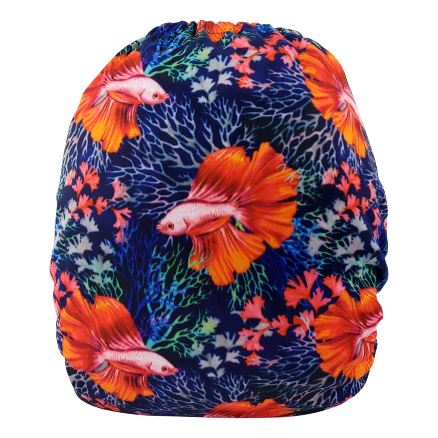 ROSINETTE | Couche lavable à poche | taille unique | Poisson