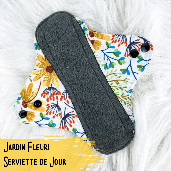 Bambou d'chou | Serviettes hygiéniques | Jardin fleuri