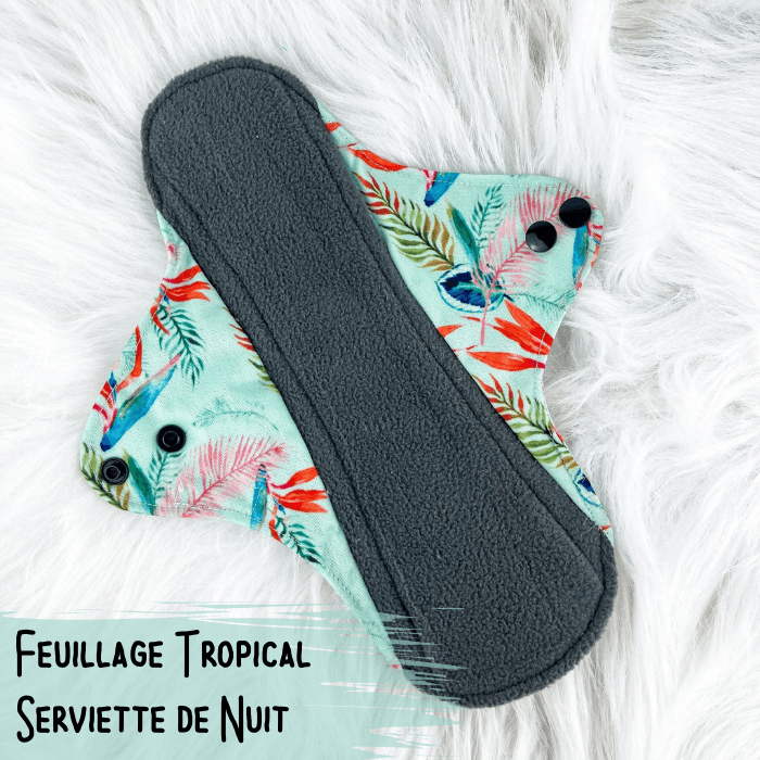 Bambou d'chou | Serviettes hygiéniques | Feuillage tropical