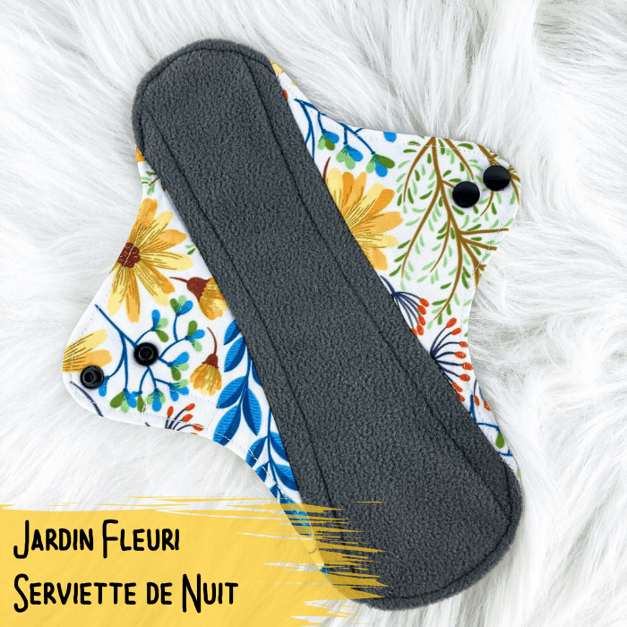 Bambou d'chou | Serviettes hygiéniques | Jardin fleuri