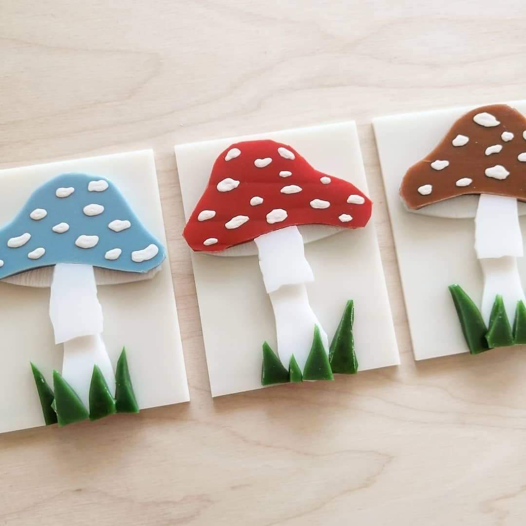 Veille sur toi | Veilleuse | Champignon rouge cardinal