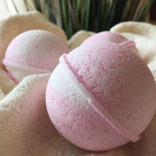 Saponnière Québécoise | Bombe de bain | Fleur de cerisier