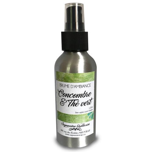 Saponnière Québécoise | Brume d'ambiance | Concombre & thé vert