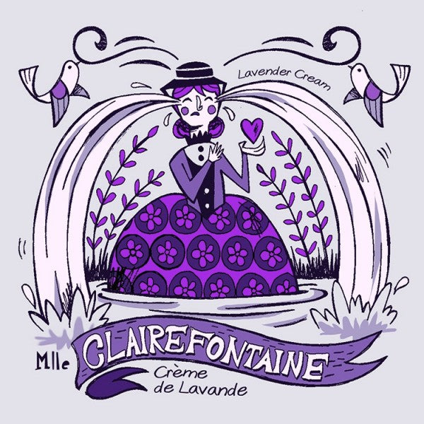 Savonnerie des Diligences | DEMOISELLE CLAIRE FONTAINE | Savon crème de lavande