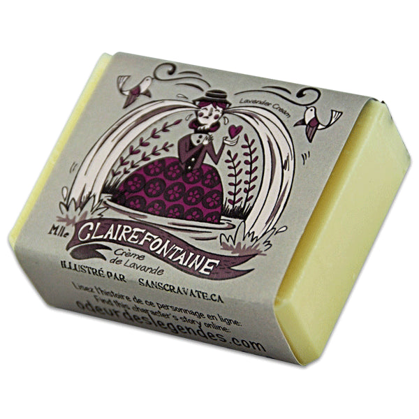 Savonnerie des Diligences | DEMOISELLE CLAIRE FONTAINE | Savon crème de lavande