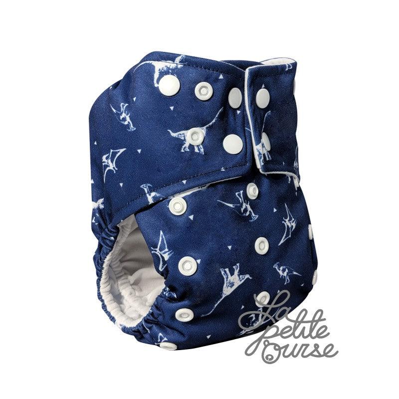La Petite Ourse | Couche lavable à poche | taille unique | Dino
