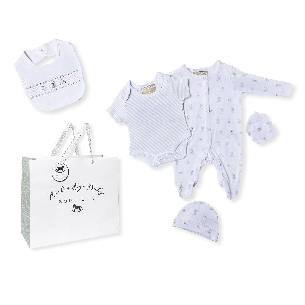 Rock a Bye Baby | Ensemble cadeau pour bébé | Coffre à jouets