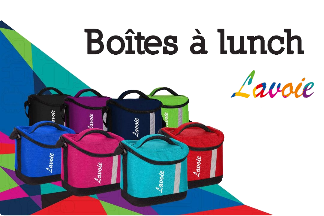 Boîte à lunch Lavoie (plusieurs couleurs au choix)