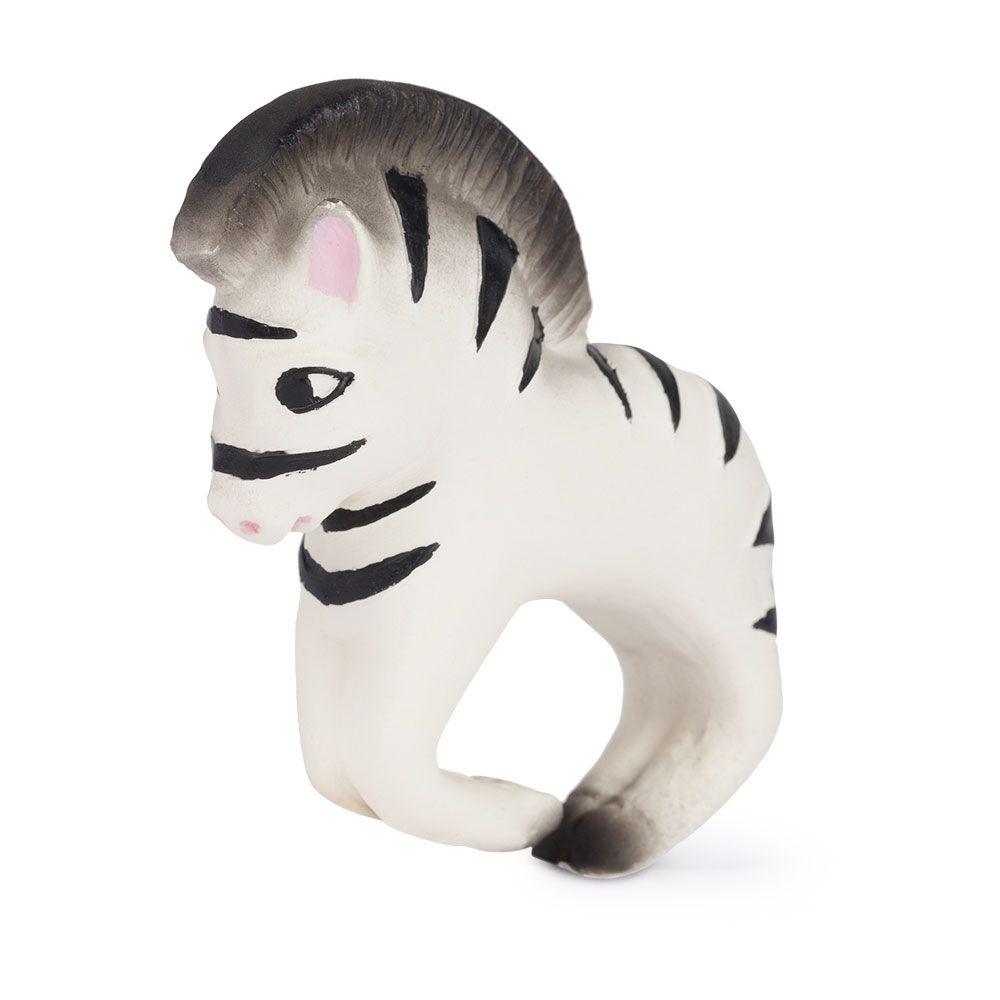 Oli & Carol | Jouet de caoutchouc 100% naturel | Bracelet | Zoe the Zebra