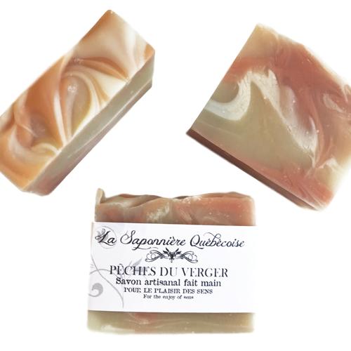 Saponnière Québécoise | Savon | Pêches du verger