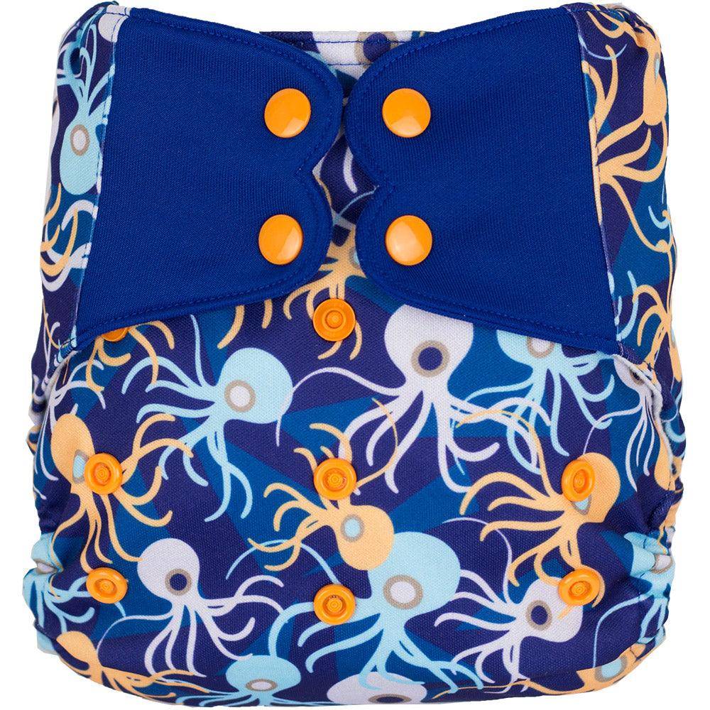 ELF | Couche lavable à poche | taille unique | Pieuvre