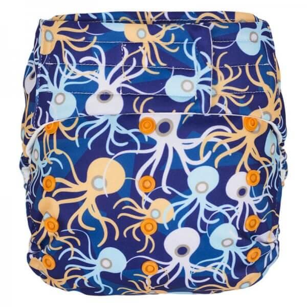 ELF | Couche lavable à poche | taille unique | Pieuvre