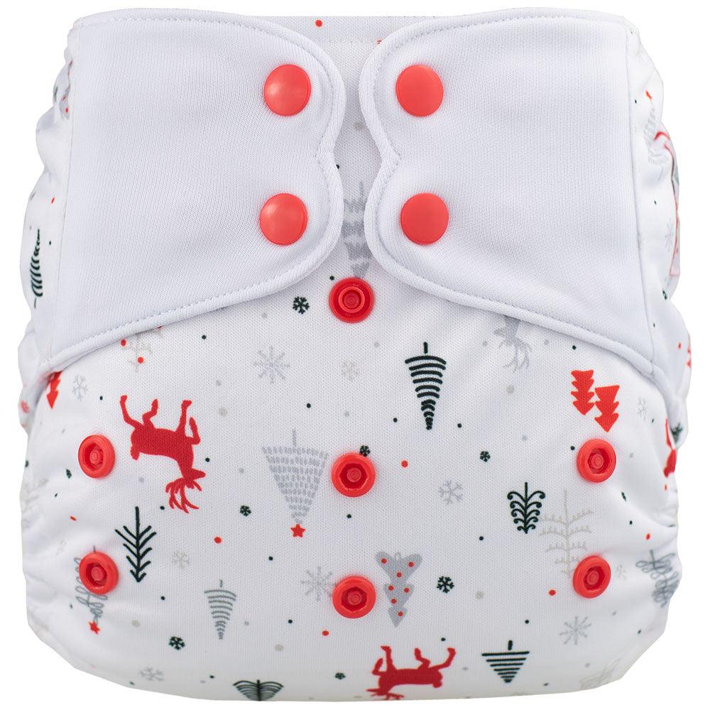 ELF | Couche lavable à poche | taille unique | White Christmas