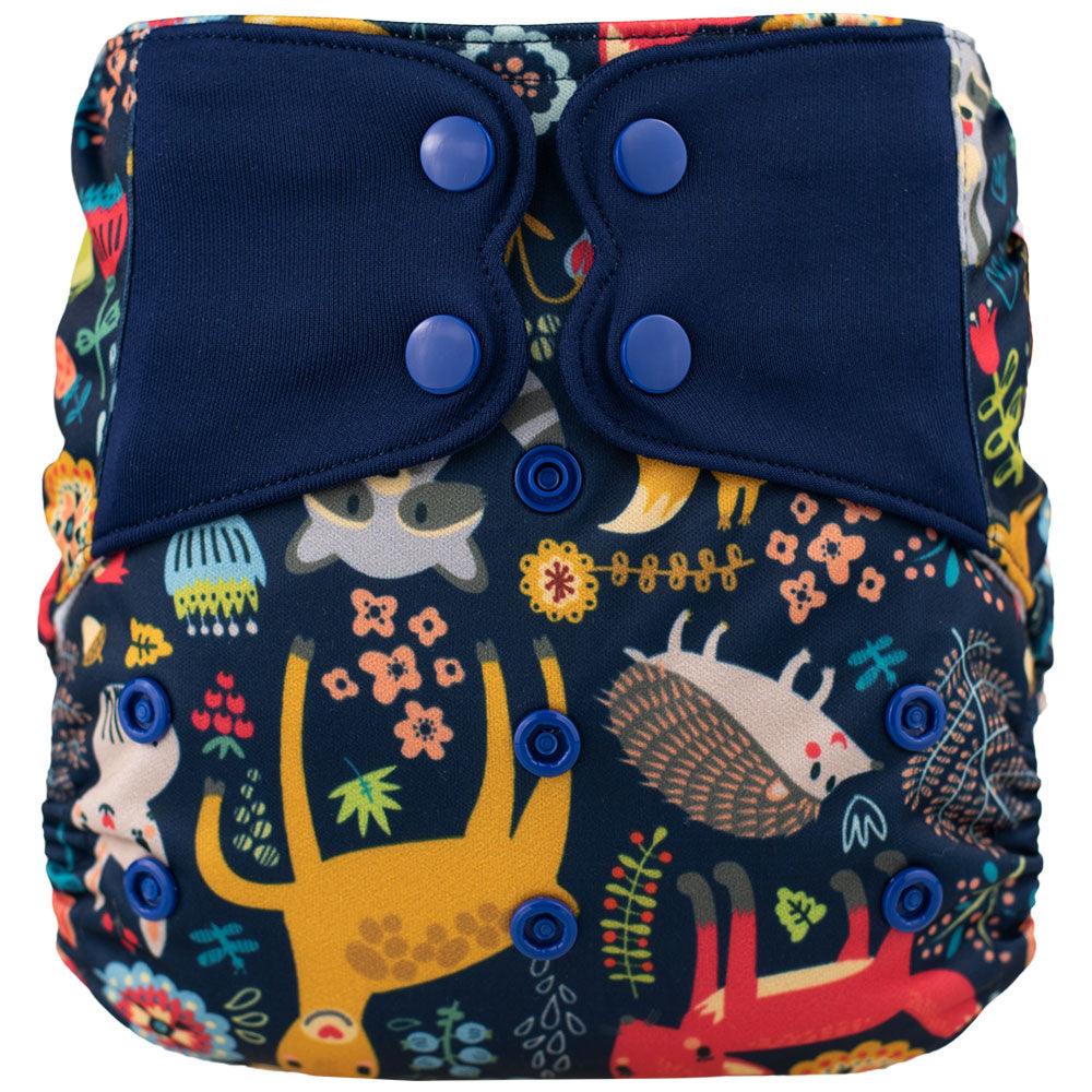 ELF | Couche lavable à poche | taille unique | Amis de la forêt