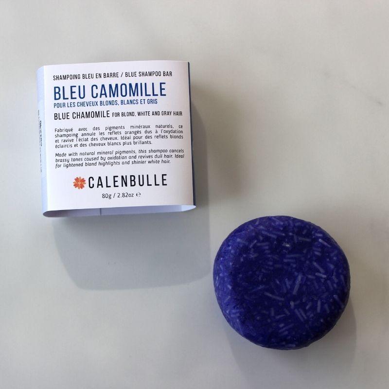 CALENBULLE | Shampoing en barre | Bleu Camomille - Calenbulle