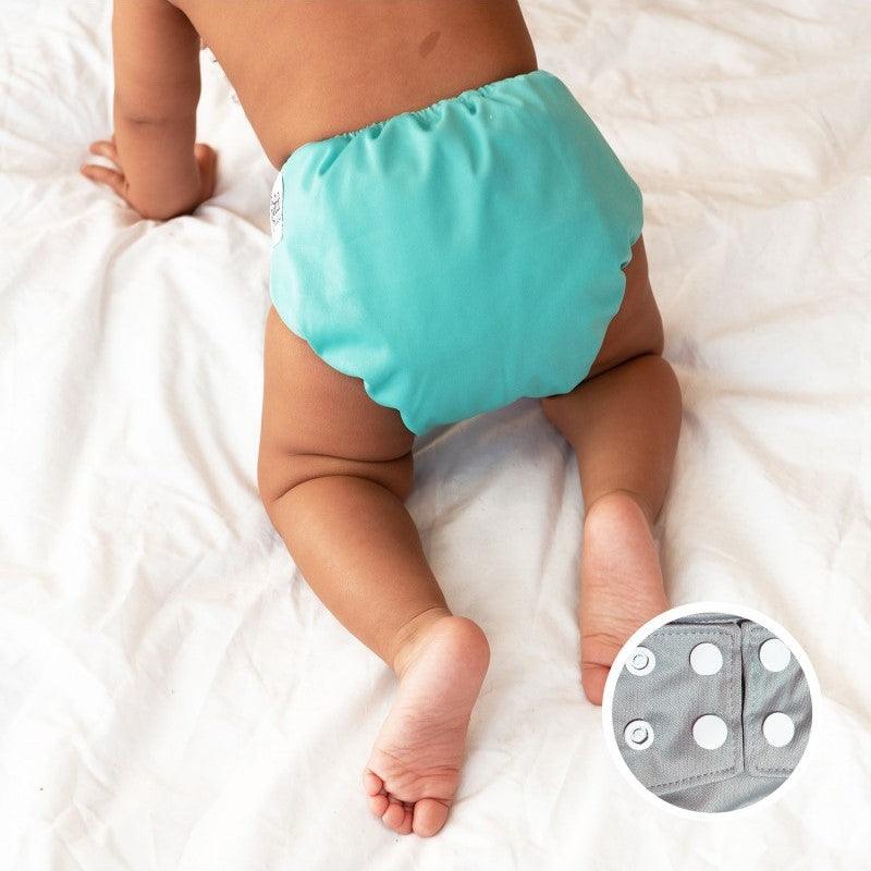 La Petite Ourse | Couche lavable à poche | taille unique | Turquoise