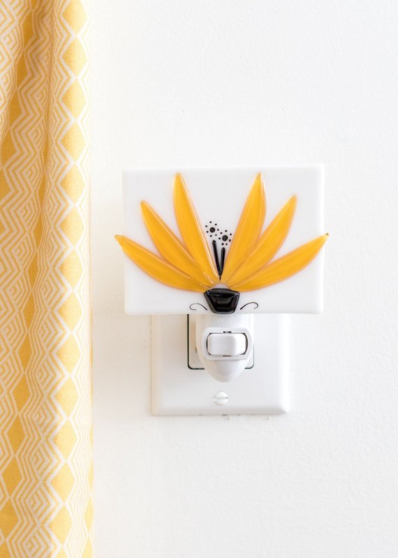 Veille sur toi | Veilleuse | Lotus jaune
