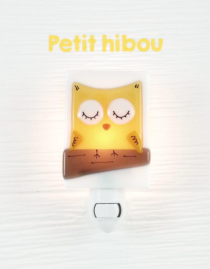 Veille sur toi | Veilleuse | Petit hibou | Jaune