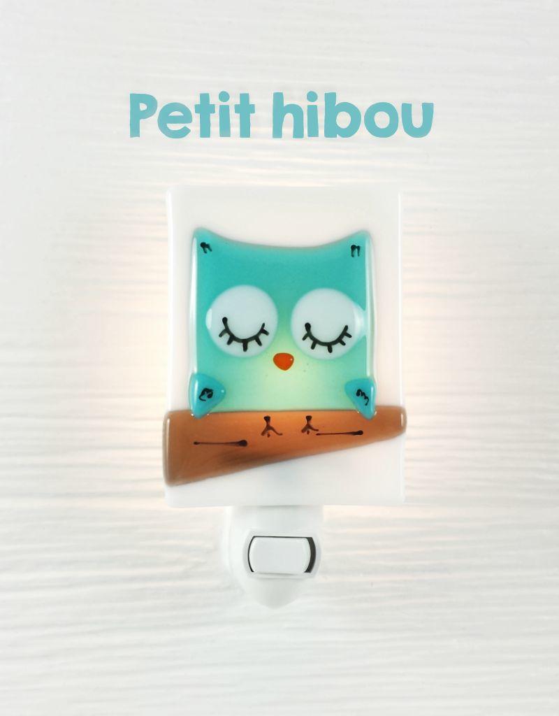 Veille sur toi | Veilleuse | Petit hibou turquoise