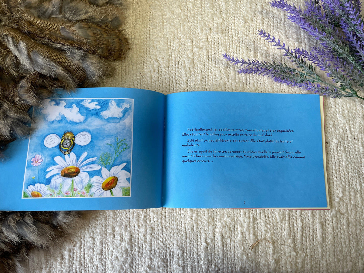 Livre pour enfant | Zybi l'abeille aux merveilles - Jazzy