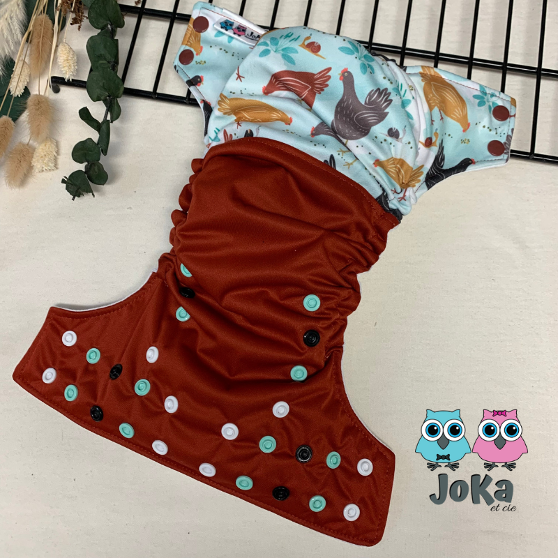 JOKA | Pocket cloth diaper | One size｛2.0｝
