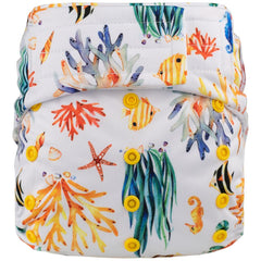 ELF | Couche lavable à poche | taille unique | Coral