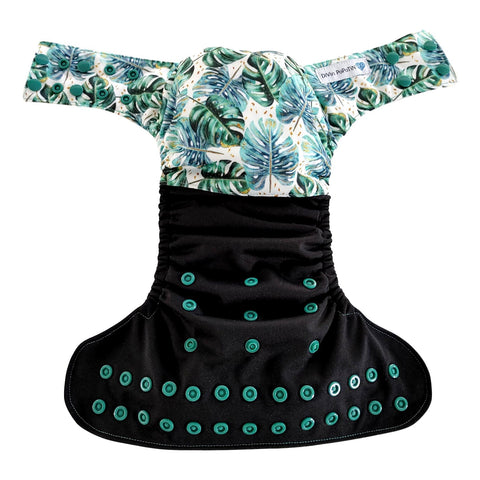 DIVIN POPOTIN | Couche lavable à poche | taille unique | Wrap | Fougères