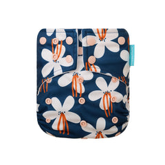 HAPPY FLUTE | Couche lavable à poche | taille unique | EF358 [Lys en fleurs]