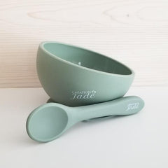 Création Jade | Duo bol à succion et cuillère