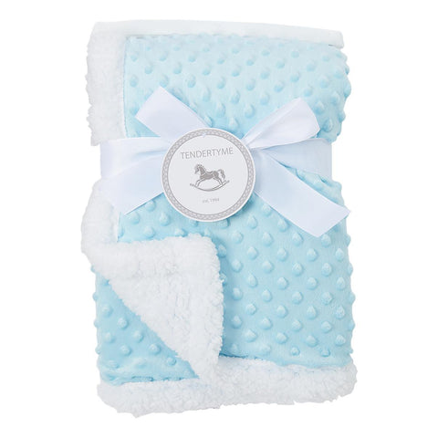 Tendertyme | Doudou en sherpa | Bleue
