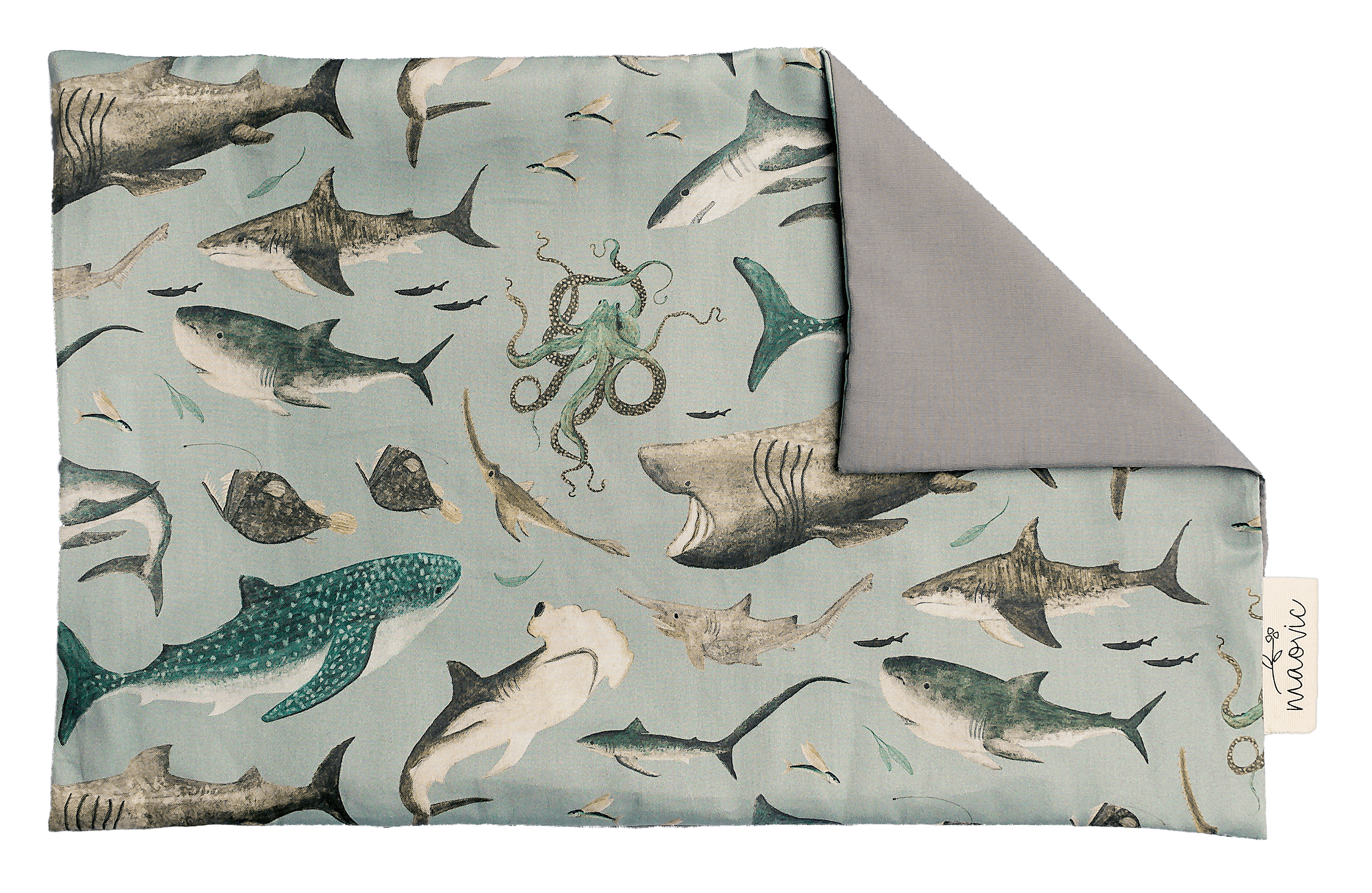 MAOVIC | Housse d'oreiller pour enfant | Requins