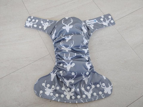 DIVIN POPOTIN | Couche lavable à poche | taille unique | Tout motif | Chevreuil
