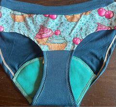 Confections R.A. | Culottes menstruelles classiques à protection intégrée | SMALL (34-36)