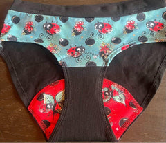 Confections R.A. | Culottes menstruelles classiques à protection intégrée | SMALL (34-36)