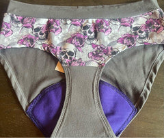 Confections R.A. | Culottes menstruelles classiques à protection intégrée | SMALL (34-36)