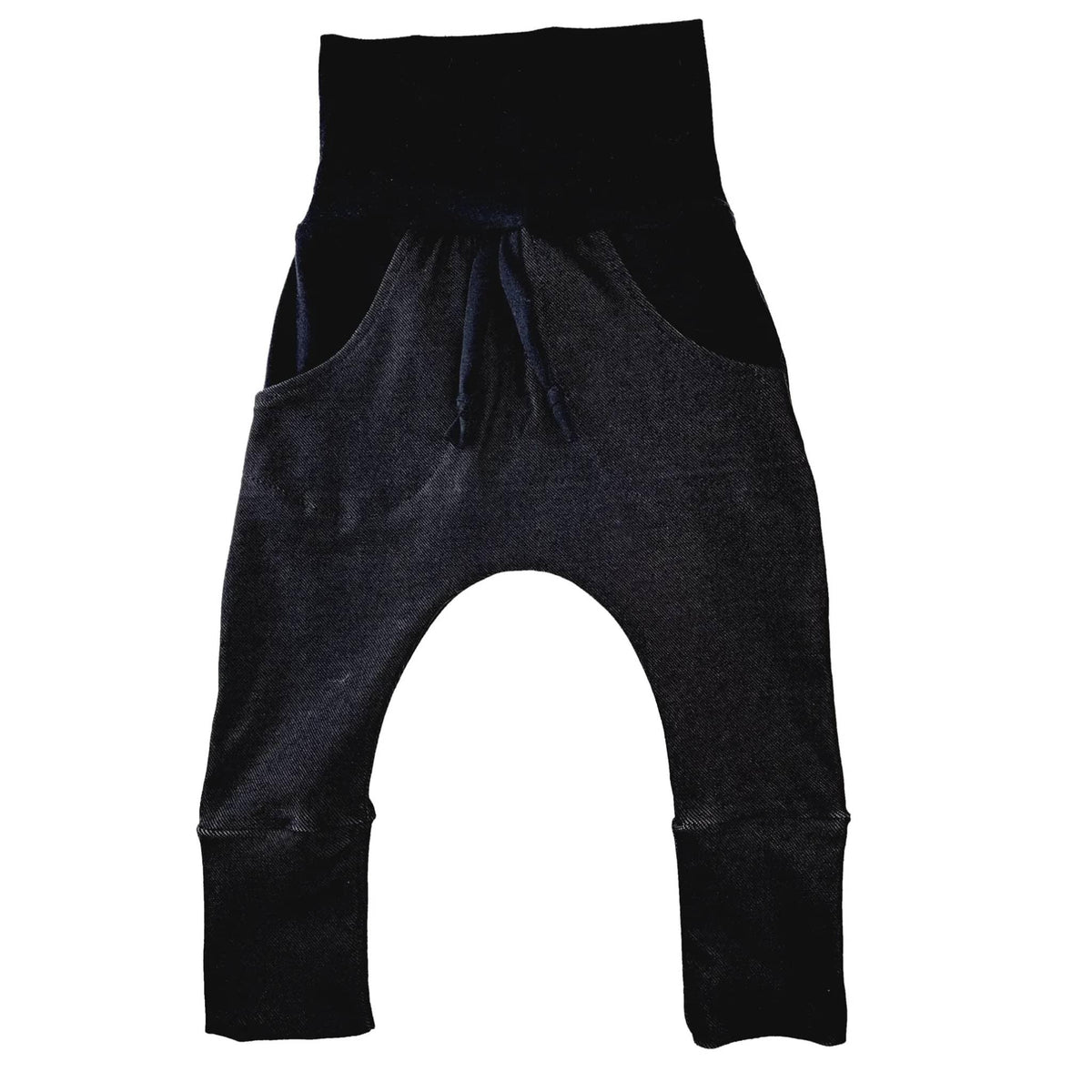 M3 | Pantalon évolutif coupe jogger | Denim noir (prêt à partir) - Créations M3