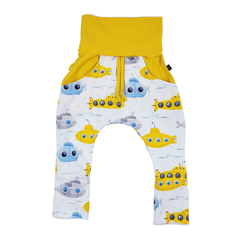 M3 & Minihip | Pantalon évolutif coupe jogger | Yellow submarine (6-36M)