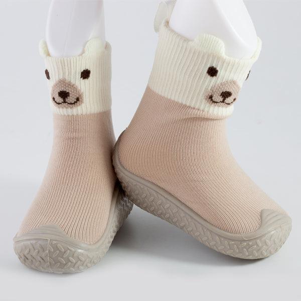 Tickle Toes | Chaussures antidérapantes | Ourson - Tickle Toes