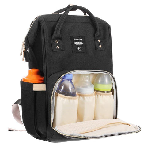 AOFIDER | Sac à couche (style sac à dos) | Noir