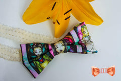 LOOT | Bandeau à cheveux en tissu avec dentelle | Vitraux de princesses*