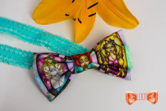 LOOT | Bandeau à cheveux en tissu avec dentelle | Vitraux de princesses*