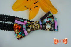 LOOT | Bandeau à cheveux en tissu avec dentelle | Vitraux de princesses*