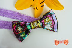 LOOT | Bandeau à cheveux en tissu avec dentelle | Vitraux de princesses*