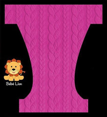 BEBE LION | Couche lavable à poche | taille unique | Ma petite laine | Fuchsia (LIQUIDATION VENTE FINALE- L'IMPRESSION EST UN PEU PÂLE)