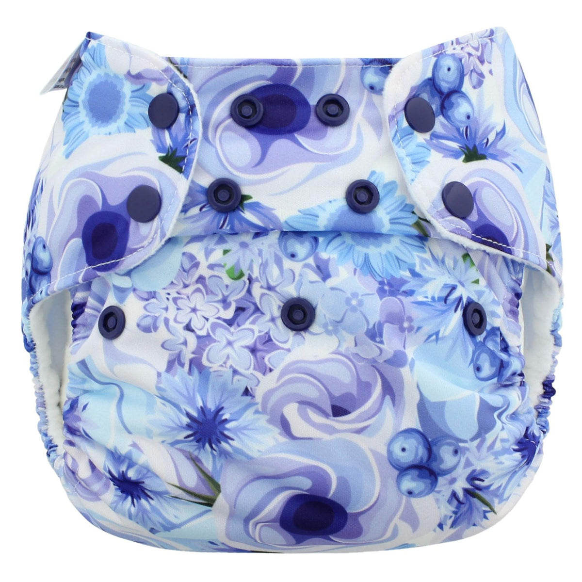 Blueberry Simplex | Couche lavable Tout en Un | taille unique | Blueberry Blooms - Blueberry