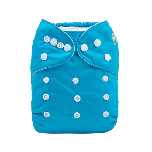 ALVA | Couche lavable à poche | taille unique | B32 - Bleu vif (LIQUIDATION VENTE FINALE) - Alva Baby