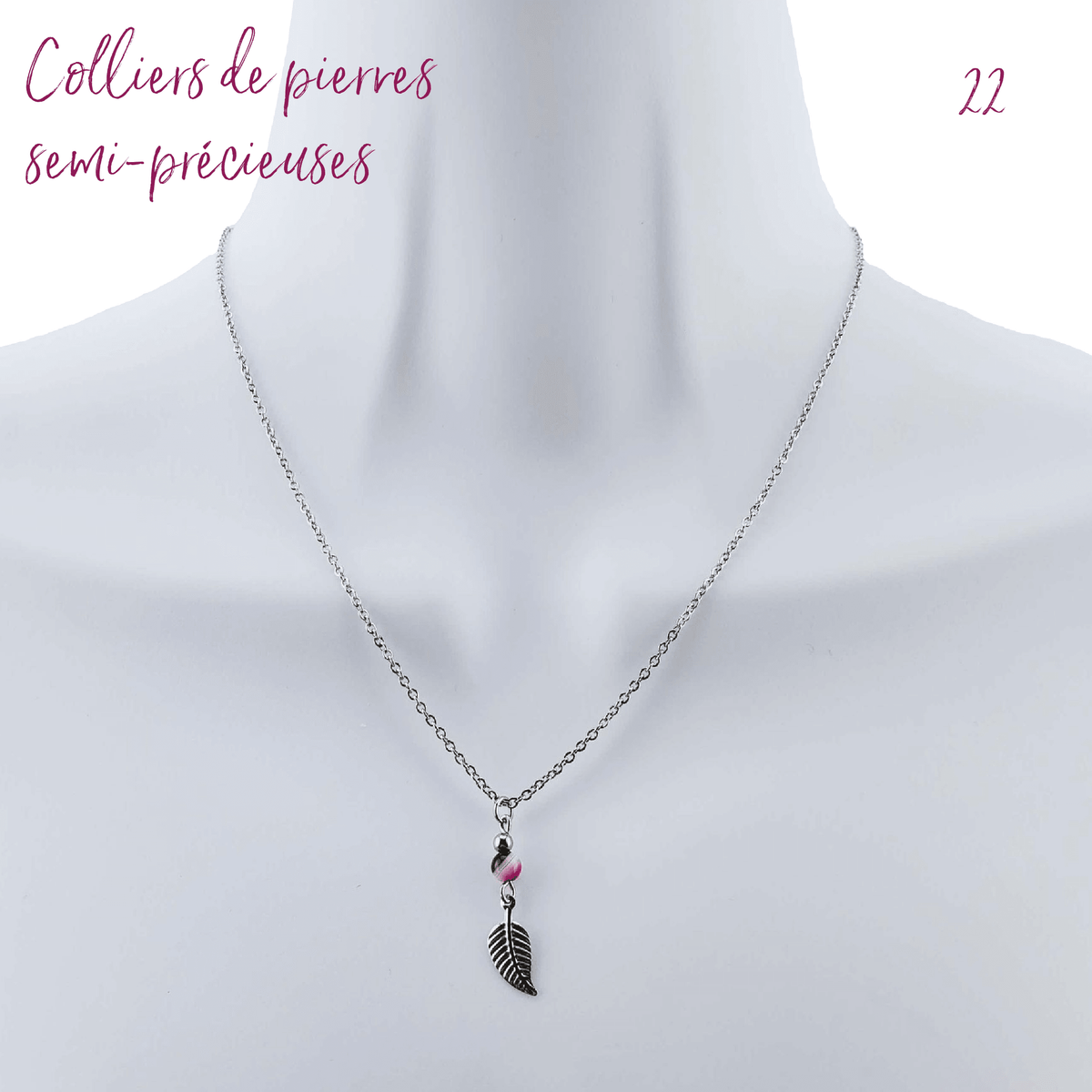 Bijoux Doigts de fée | Collection ''On Sème'' | Colliers de pierres semi-précieuses - Bijoux Doigts de fée