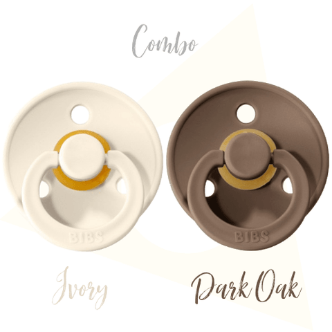 Bibs Original | Suces en caoutchouc naturel |  Dark Oak & Ivory