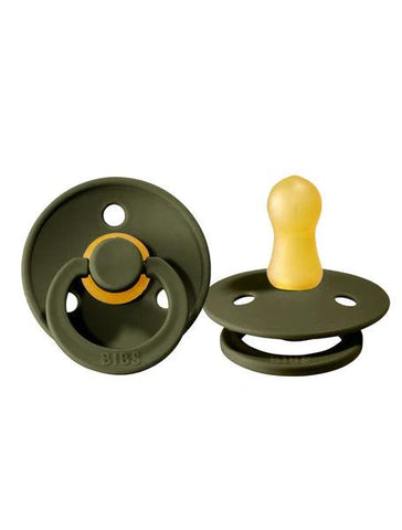 Bibs De Lux | Suces en caoutchouc naturel | Duo Hunter Green